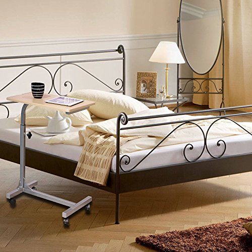 Aingoo Laptoptisch auf rollen Computertisch PC Tisch Notebooktisch Schreibtich bett Fr  hst  ckstisch Bestelltisch Laptop Betttisch Bett Table Desk 48