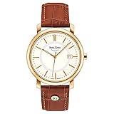 Bruno Söhnle Herren Analog Quarz Uhr mit Leder Armband 17-33142-241