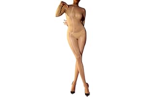 HTRUIYATY Women's Oil Shiny Bodystocking Sexy Full Bodystocking 8D Nylon Sheer Pantyhose High Elastic Tights
