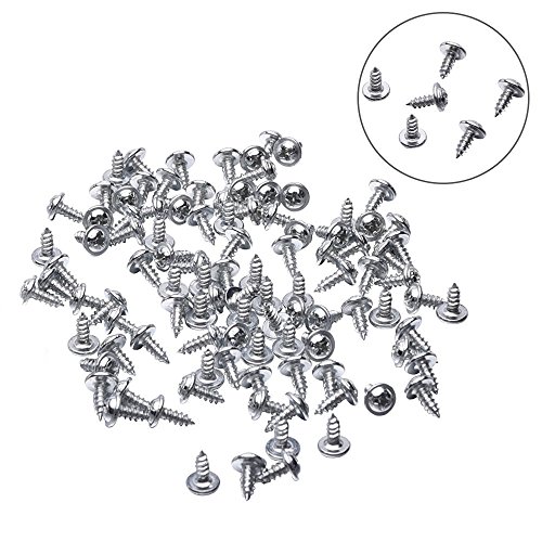 eBoot  D-Ring Bilderrahmen Bild Aufhänger Single-Loch mit Schrauben (100 pcs) - 3