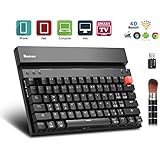 Wireless Mechanical Keyboard 2 Mode 2.4G&amp;Bluetooth Multi-device Keyboard for Computers Tablets Smartphones Gaming / Industrial / Office LED Backlit by Bastron MK75+(Black) Cherry MX Blue Switch