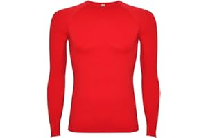 Athletic Sportswear Maglietta termica a maniche lunghe per bambini, in polietilene, per scuola, MMA, boxe, palestra, inverno, attività all'aperto, calcio, corsa, escursionismo, ciclismo, sport