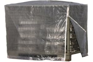 RAINEXO Rain Exo RX120-GIB-R/T Gitterbox-Abdeckhaube 125 x 85 x 98 cm, 120 g/m² mit Reißverschluss, transparent