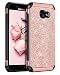 Produktbild Galaxy A5 2017 Hülle, Samsung A5 2017 Hülle, BENTOBEN Handyhülle Samsung A5 2017 Schutzhülle Dual Layer Hybrid PC Cover mit Kunstleder TPU Bumper Case Hülle für Samsung Galaxy A5 2017 A520 5,2 Zoll Rose Gold