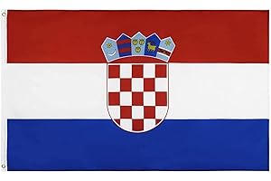 Trimming Shop 5ft x 3ft Spain Flag with Eyelets UV Fade Resistant Double Stitched National Flags for Women's Football World Cup 2023 Sports Banner Street Parties Events Decorations