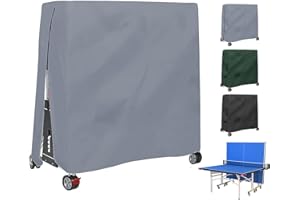 JUDY1980 Funda Protectora para Mesa de Plegable Ping Pong A Prueba Polvo Impermeable Puede Ser Usado Interior y Aire Libre (Grey)