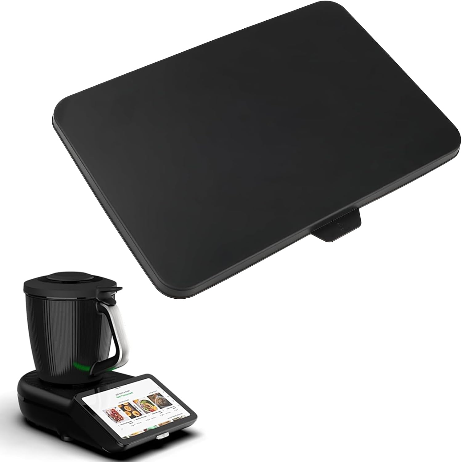 nplaseta Protector de pantalla Vorwerk Thermomix TM7, protege la pantalla de arañazos e impactos, accesorio gadget para Thermomix TM7 Bimby, color negro