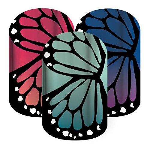Jamberry Full set of Nail Wraps (Butterfly Bliss )