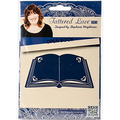 Tattered Lace Metal Die Open Book