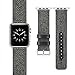 Produktbild Benuo Nylon Armband für Apple Watch Series 3 - 42mm/ Apple Watch Series 3 with Cellular - 42mm/ Apple Watch Series 2 - 42mm/ Apple Watch Series 1 - 42mm/ Apple Watch Nike + - 42mm (Dunkel Grau)