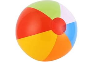 CCINEE 12 Pack 12 Inches Panel Beach Ball Inflatable Pool Party Toys