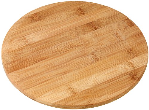 Fackelmann 37742 Vesperbrett Bambus, rund Durchmesser 24 cm