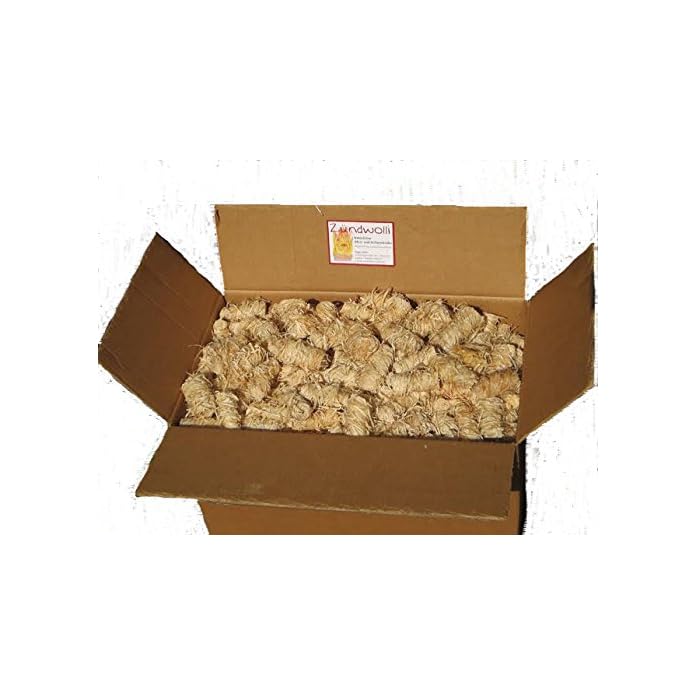 10 Kg Zndwolli Anznder Aus Holzwolle Und Wachs Ofenanznder Kaminanznder Grillanznder Brennholzanznder Kaminholzanznder Holzanznder