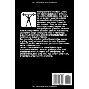 RECETAS VEGANAS De BATIDOS De PROTEINAS PARA CROSSFIT: 50 Recetas de Batidos Saludables para Complementar tu