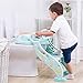 Produktbild MEILA Kinder Toilettensitz Baby Kleinkind Trainer Töpfchen Toilettensitz Toilettentrainer Sitz Mit Spritzschutz Und Griffen Kinder Toilettensitz (Color : Green)