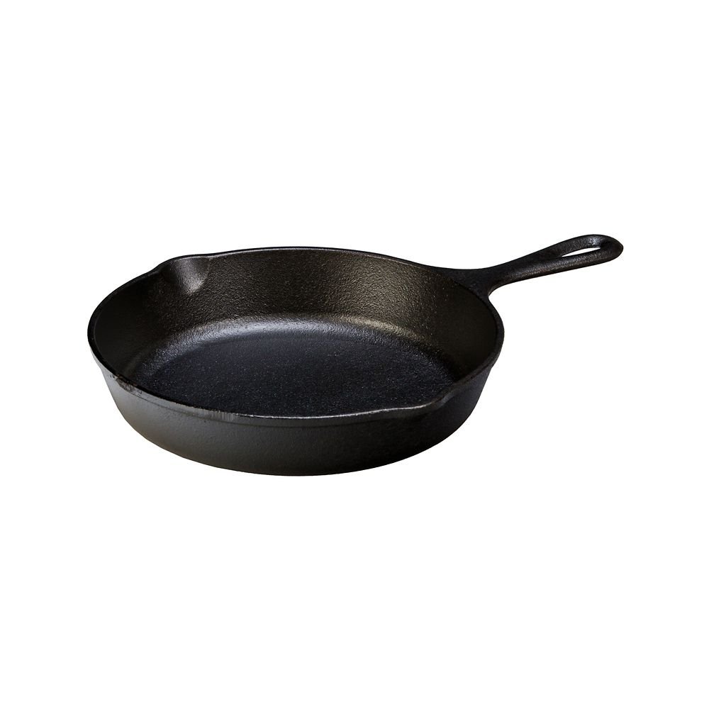 Lodge Pre-Seasoned Cast Iron Skillet (9 Inch, Black)
