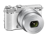 Nikon 1 J5+ 1 Fotocamera Digitale ad Ottiche Intercambiabili, 10-30 mm, 20,8 Megapixel, 4K, LCD Touchscreen Basculante 3', Micro SD 16GB 300X Lexar, Bianco [Nital Card: 4 Anni di Garanzia]