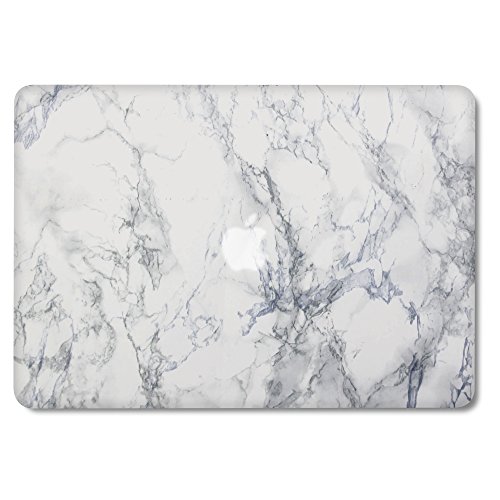 MacBook Pro 13 Netzhaut Fall GMYLE gummiertes für MacBook Pro 13 Zoll mit Retina-Display – White Marmor Muster Gummi beschichtet Hard Shell Cover (nicht geeignet für Macbook Pro 13 Zoll) - 3