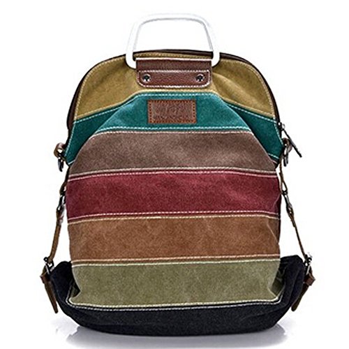 Katomi mujeres de la manera de chicas bolsos del bolso de escuela del bolso de hombro universal de la pantalla multifunción con tirantes