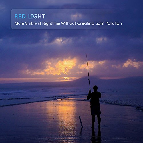 Superhelle CREE LED Taschenlampe CrazyFire Rotlicht LED Taschenlampe,LED 1000 Lumen Mit Einstellbarem Fokus(Does not include batteries) – Rot licht - 6