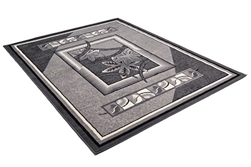 DESIGNER TEPPICH WOHNZIMMER TEPPICH SCHÖN MUSTER IN GRAU CREME (300×400 cm) - 7