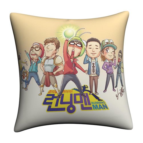 KPOP EXO Super Junior F(x) BTS Running Man Two-sided Pillow Hot Sale Bloster (Runningman)