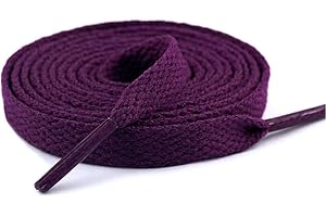 HQ-CLOUD Lacets Chaussures de Sport Plats et Larges 120 x 0.8 cm - Couleur Au choix