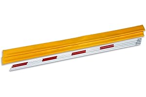 Funtec Beachvolleyball-Antennengarnitur Plus | Für Außen- u. Hallensport | Leicht zu positionieren und befestigen | 2 Netzantennen, 4-teilig | Ideal für Beachvolleyball-Turniere