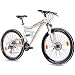 Produktbild CHRISSON 26" Zoll ALU MTB MOUNTAINBIKE FAHRRAD ROANER Fully UNISEX mit 24G SHIMANO 2xDISK weiss matt