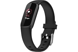 Shieranlee Cinturino di Ricambio Compatibile con Fitbit Luxe Activity Tracker - Braccialetti QuickFit in Silicone di Alta qualità,Taglia Piccola