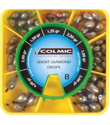 Piombi Da Pesca Maxi Torpille - Set Da 0.50g A 5g Per Every Esigenza Di Fondo E Lancio - Foto 3