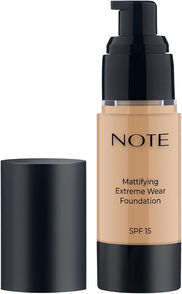 Note Cosmetics Mattifying Extreme Wear 03 Medium Beige Mat Bitişli SPF 15 Kapatıcı Fondöten