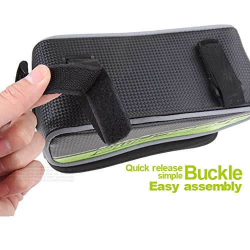 Basecamp Fahrradtasche Rahmentaschen, Wasserdicht Fahrrad Rahmentasche, geeignet für Handy mit Größe unten 6,0″ Smartphone, Cellphone and GPS, Fahrradtasche Lenker - 5