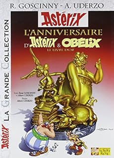 jaquette livre Une Aventure d'Astérix : L'anniversaire d'Astérix et Obélix : Le livre d'or