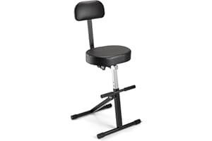 ONSTAGE OSS DT8500 Guitar/Keyboard Throne, Black