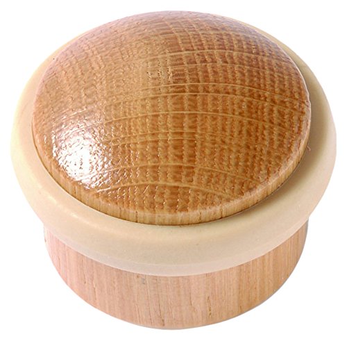 Brinox Tope Madera cilíndrico Adhesivo, Roble, 2.9x3.5x3.5 cm