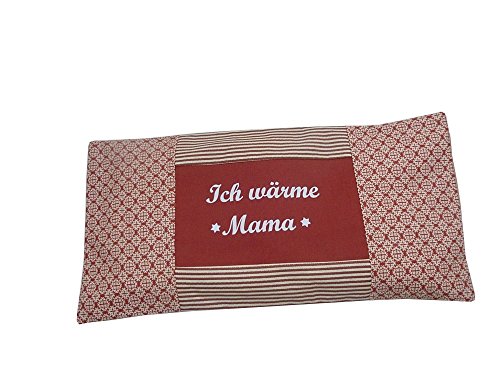 Dinkelkissen mit Namen !!! 5 Wörter möglich in 3 Kammern abgenäht zur Wärme-Kälte und Entspannungstherapie im Patchworkstil in liebevoller Handarbeit hergestellt Größe 40x20cm Bezug waschbar !!!