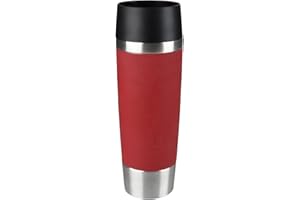 ‎TEFAL Tefal Grande Kubek Podróżny, Stal Nierdzewna, Czerwony, 500 ml