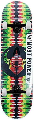 Darkstar Skateboards Badge Rhm Rasta Complete Skateboard 8.25"