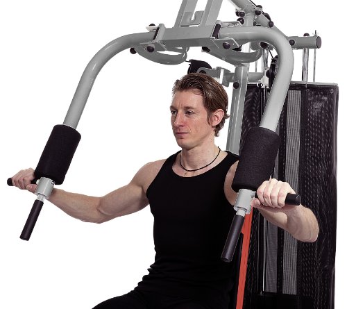 Christopeit Multistation Fitness-Station SP 20 XL, schwarz/weiß/rot, 145 x 115 x 200 cm, 1386 - 3