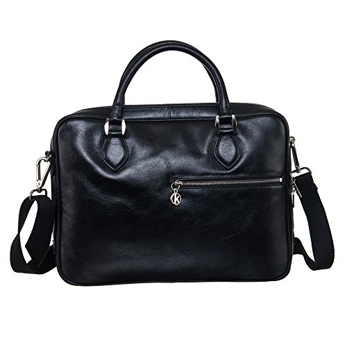 Klasse Men Genuine Leather Laptop Bag RS.4409 (71.00% Off) - Amazon