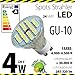 Produktbild ALMIPEX GU10 LED Lampe 4W (320lm - 4500 K - Weiß - 24 x 5050 SMD LED - 120º Abstrahlwinkel - GU10 Sockel - 230V AC - 4 Watt - Ø 50×54 mm)