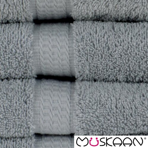 Müskaan Handtuch 50x100cm Farbe silber