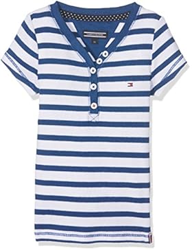 Tommy Hilfiger Mädchen T-Shirt Ame Girls Henley S/S