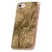 Produktbild Handyhülle kompatibel mit iPhone 6, iPhone 6s Hülle Marmor Gold Glitzer dünn weich Silikon Schutzhülle TPU Bumper für iPhone 6/6s Marble Ecru Gold