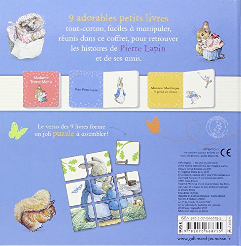 Livres Couvertures de Mon coffret à histoires Pierre Lapin