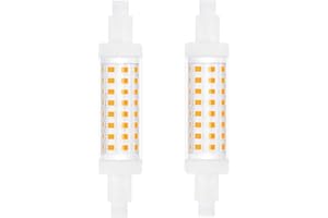 DoRight R7s 78 mm żarówka LED liniowa zimna biel 6000 K podwójne zakończenie podstawa 5 W J78 J typ reflektor 50 W zamiennik lampy halogenowej do ogrodu, garażu, salonu, nieprzyciemniana 240 V (2 sztuki)