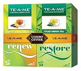 TE-A-ME Natural Tulsi Green Tea-25 Tea Bags +Honey Lemon Green Tea ,25 Tea Bags FREE RS.150 (50.00% Off) - Amazon
