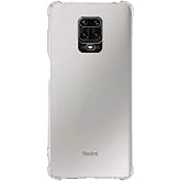 KZY İletişim Xiaomi Redmi Note 9 Pro ile uyumlu ile Uyumlu Kapak K&ouml;şe Korumalı AirBag Antishock Şeffaf Silikon Kılıf