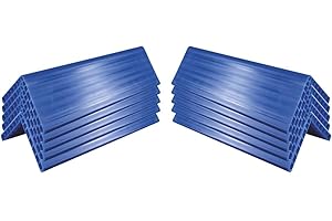 ROTHSCHENK (1x) Kantenschutzwinkel 1.200 mm – Blau | 120 x 120 x 12 mm | Kantenschoner aus PE-Kunststoff | bruchfest, formstabil & kältebeständig – für Ladungssicherung mit Zurrgurten